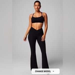 PureLuxe High Wasted Crossover Flare